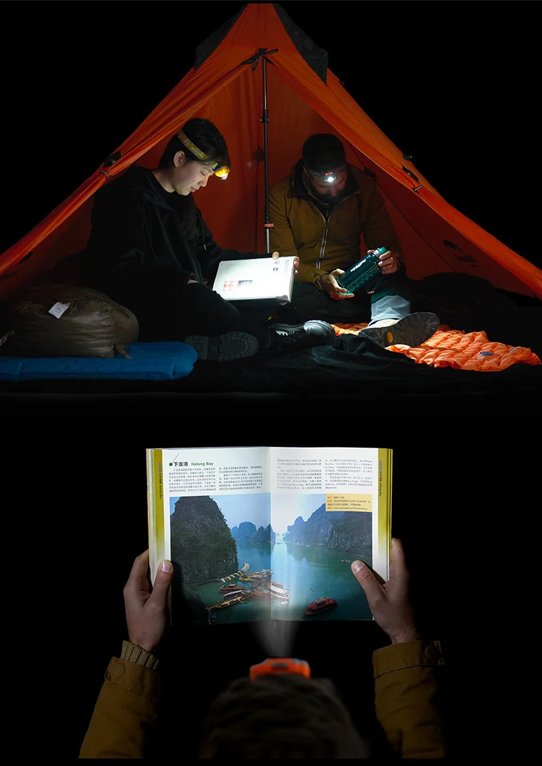 Naturehike открытый свет зарядки индукционный налобный фонарь Выделите водонепроницаемый открытый светодиодный ночной рыболовный налобный фонарь интеллектуальный свет
