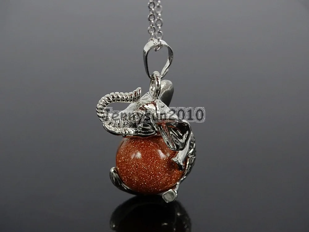 Натуральный золотой песок драгоценные камни круглый шар чакра исцеляющий слон