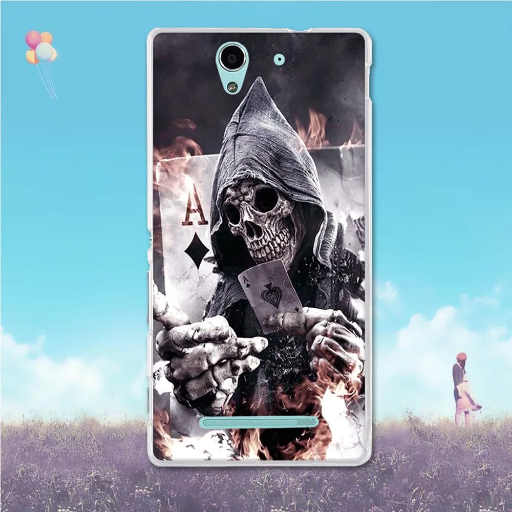 Чехол для Sony Xperia C3 D2502 D2533 S55U милый 3D чехол из мягкого силикона ТПУ C 3 / D 2533 2502 чехлы