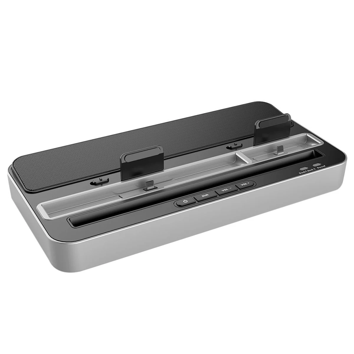 

Multi-Purpose Charging Stand with Audio Speaker Charger for Nintendo Switch Android iOS Device