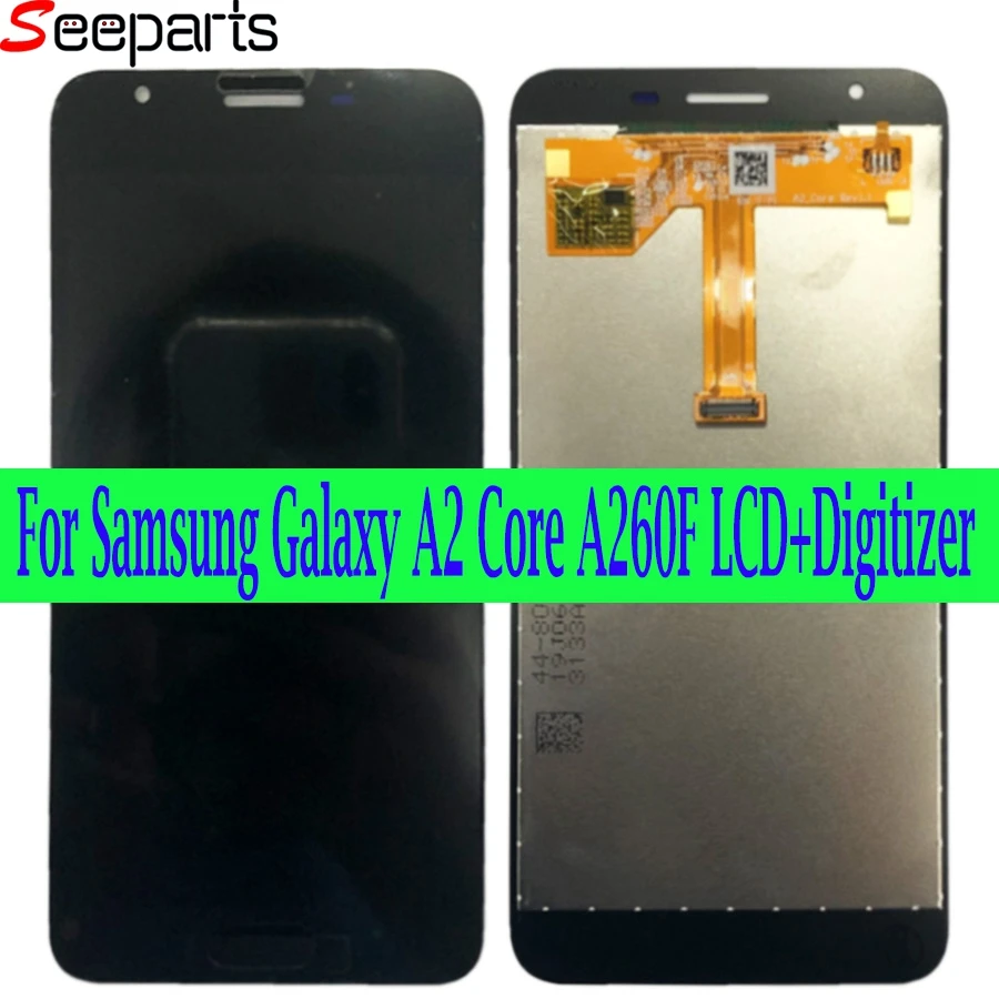 

ЖК-дисплей для Samsung Galaxy A2 Core A260F/DS, сенсорный экран с цифровым преобразователем для Samsung A2 Core A260, сменный ЖК-дисплей в сборе