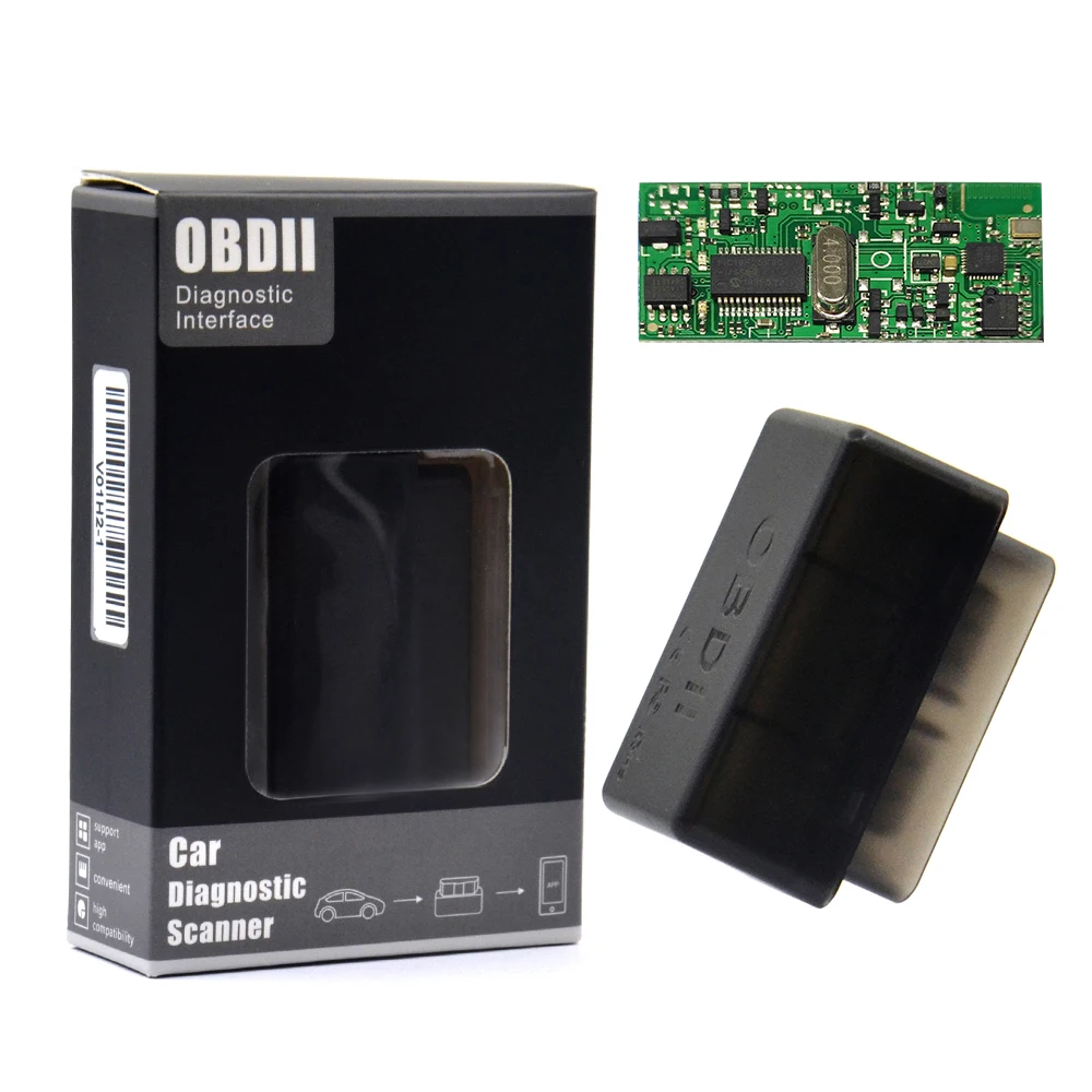 25K80 Мини Elm327 Bluetooth OBD2 V1.5 Elm 327 V 1 5 OBD 2 диагностический инструмент для автомобиля