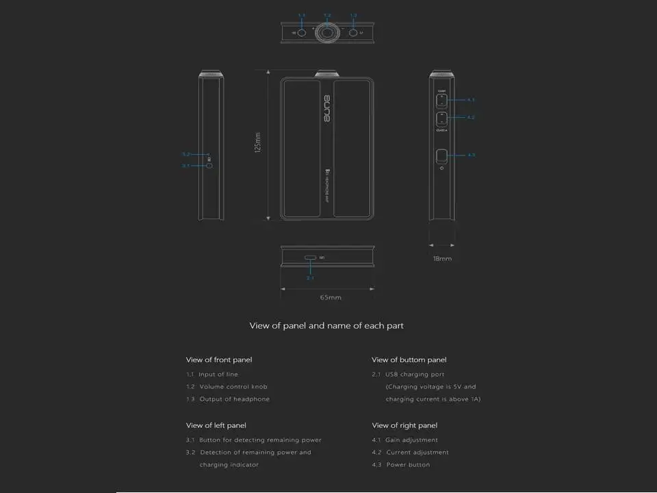 AUNE B1S Class A Hi-Fi аудиофил портативный усилитель для наушников (обновленная версия) |
