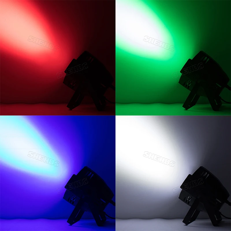 12 шт./лот из алюминиевого сплава LED Par 54x3W освещение DMX512 прожектор можно мыть Dj
