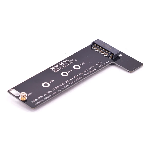 M ключ NVMe M.2 SSD для применения Mac Mini A1347 MEGEN2 MEGEM2 MEGEQ2 адаптер PCIe NGFF riser card - Цвет: Белый
