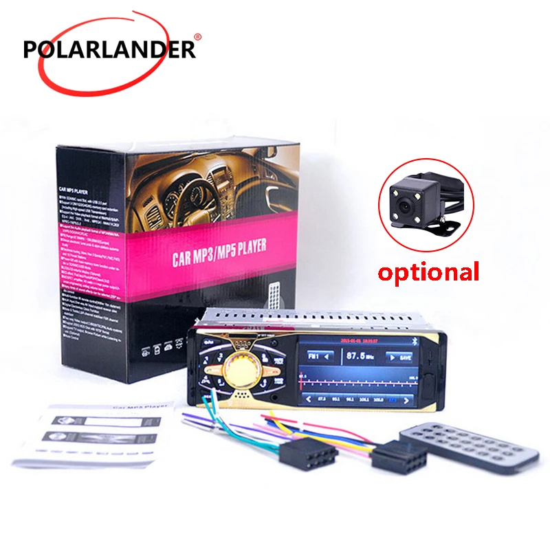 Авторадио 7 огней TF/USB FM AUX в аудио стерео HD автомобильный радиоприемник 1 din Mp3 mp4