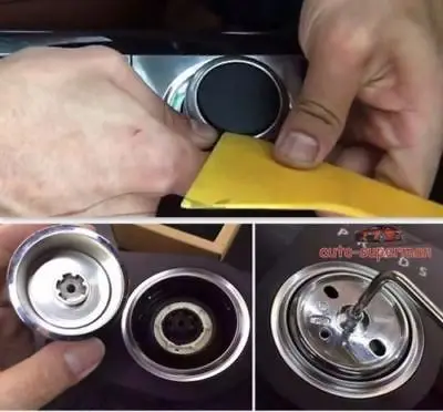 Ручка переключения передач серебристая хромированная для Range Rover EVOQUE 2017 2018 |