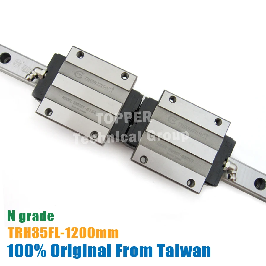 Оригинальная линейная направляющая Taiwan TBI TR35N 1200 мм с блоками слайдов TRH35FL|linear guide