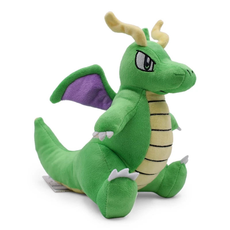 2 стиль желтый зеленый Dragonite мягкая плюшевая игрушка куклы Kawaii Мультфильм Dragonite PP Хлопок Peluche животные игрушки для детей подарок