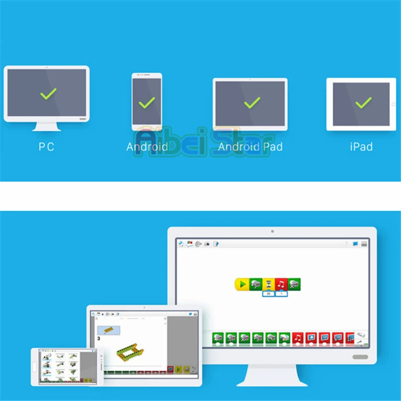 Новая техника WeDo 3,0 робототехники Строительный набор строительных блоков совместим с l* g* Wedo 2,0 обучающие игрушки DIY 45300