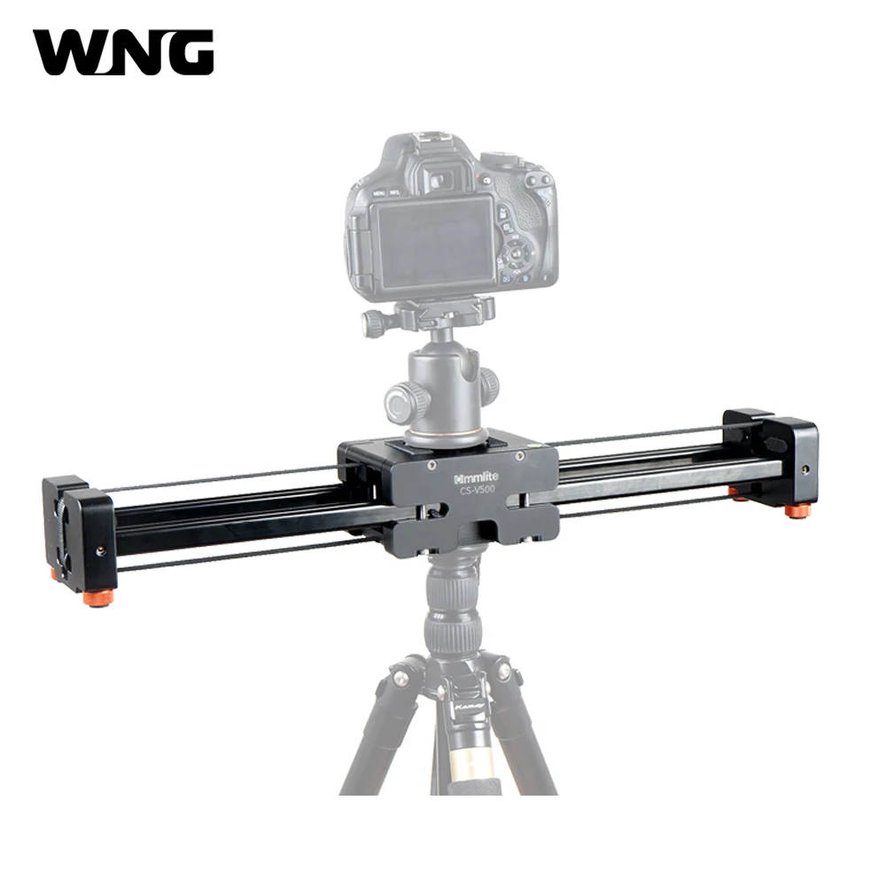 

500MM Retractable Video Slider Video Stabilizer for Pentax Sony Nikon Canon DSLR or Camcorder with Carry Bag