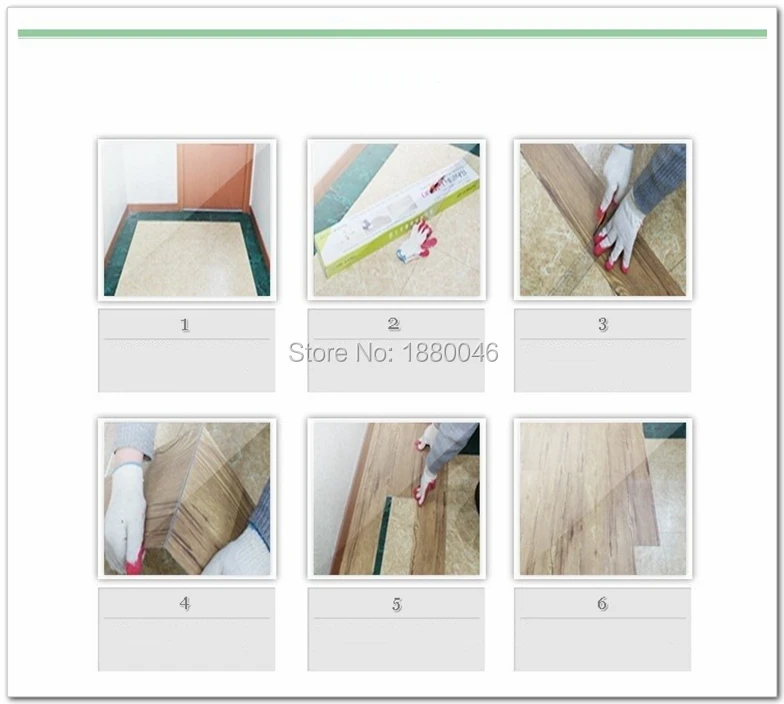 

Brand New Self adhesive Stone grain pvc flooring plastic floor tiles waterproof wallpaper 10 Square Meters (1pack 50piece)