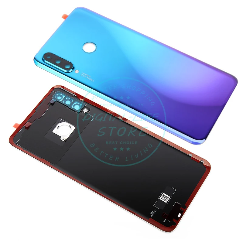 Оригинальный чехол для задней батареи Huawei Nova 4e / P30 Lite + стеклянная линза камеры