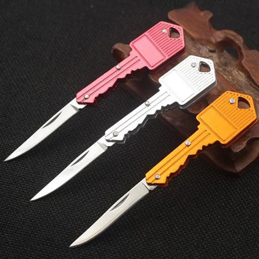 Мини-нож в виде ключа с буквенным принтом лагерные внешние брелок кольцо раза