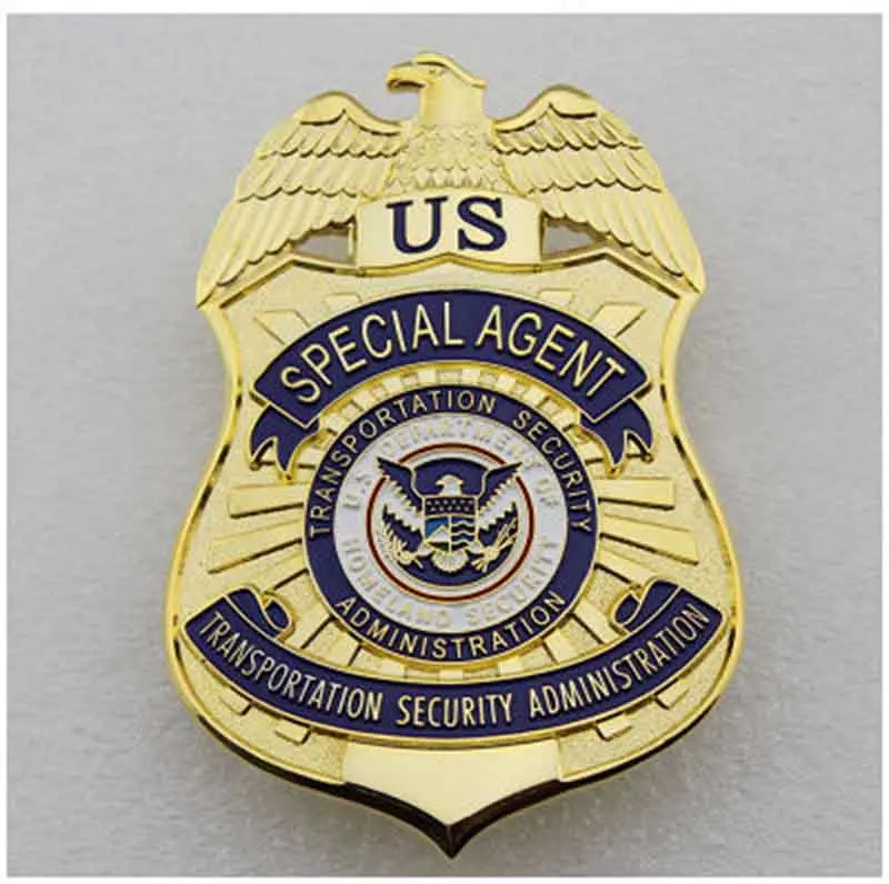 A Классический США, отдел внутренней безопасности, DHS, копия фильма реквизит значок - Цвет: A
