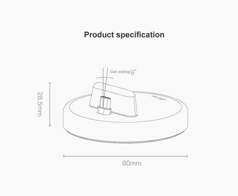 Xiaomi Panki держатель для мобильного телефона тип-c 18 Вт Быстрая зарядка Настольный держатель для телефона поддержка зарядки для Samsung Huawei