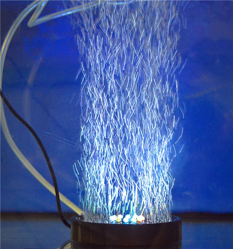 12 светодиодный 12v аквариума круглый Ночное видение светильник Водонепроницаемая