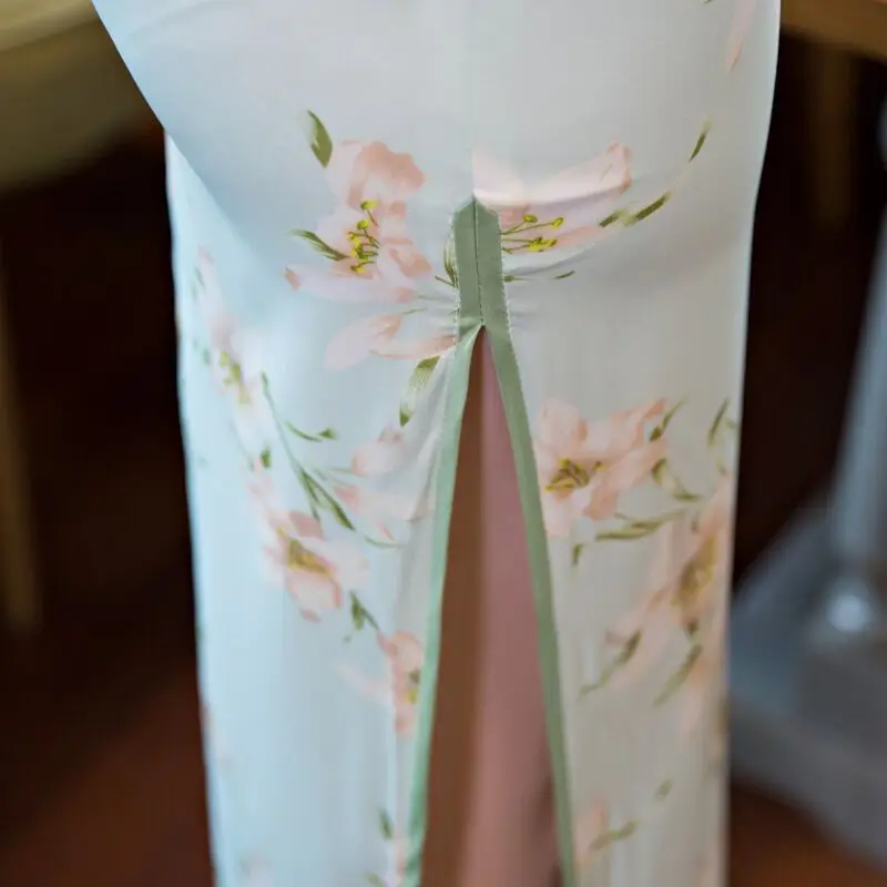 

New Arrival Women's Cheongsam Fashion Chinese Style Rayon Dress Elegant Slim Summer Qipao Clothing Size S M L XL XXL XXXL 617831