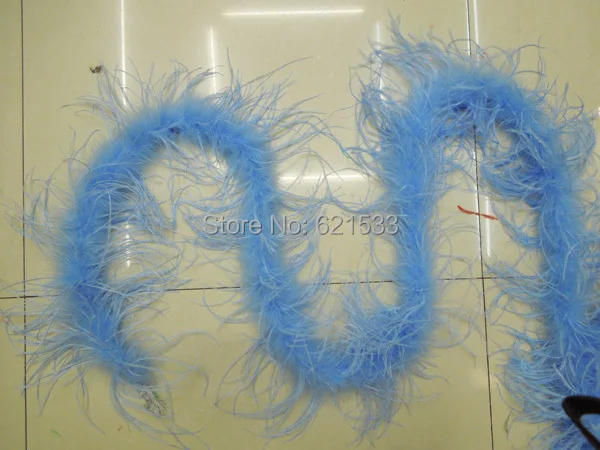 Перо страуса голубого светильник 2 метра 1 слой шт. в партии|feather hair clip wedding|feather