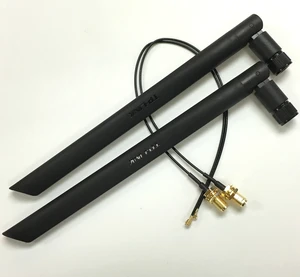 Sma-интерфейс 6db всенаправленная антенна d-link Беспроводной маршрутизатор беспроводная сетевая карта. 4 ГГц 5 ГГц 5,8 ГГц двухдиапазонный Wi-Fi RP-SMA антенна