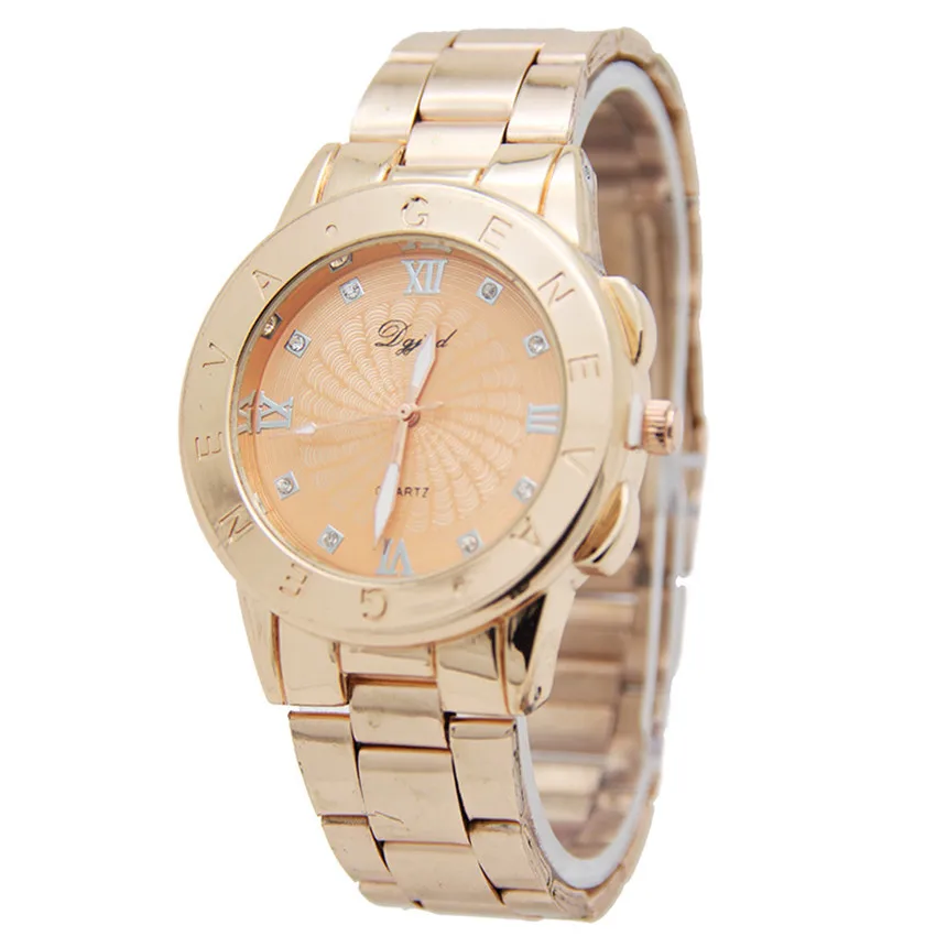 Роскошные модные золотые и серебряные часы для женщин мужчин кварцевые наручные