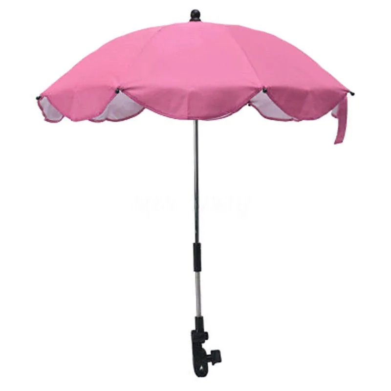 pink color Детская коляска зонтик солнцезащитный козырек Солнцезащитный навес крышка коляска зонтик для коляски Аксессуары для коляски Автокресла зонт от солнца - Цвет: pink color