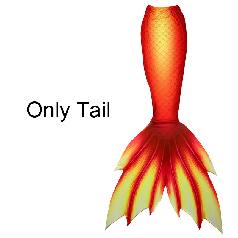 Only Tail Новинка! Для женщин и мужчин Ариэль большой хвост русалки реквизит для фотосессии каникулы купальные костюмы купальники большой хвост русалки для взрослых костюм - Цвет: Only Tail