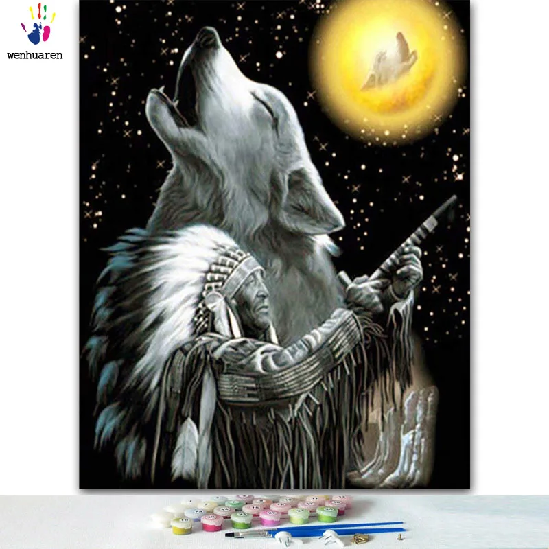 DIY картинки для раскраски по номерам в различных расцветках с применением