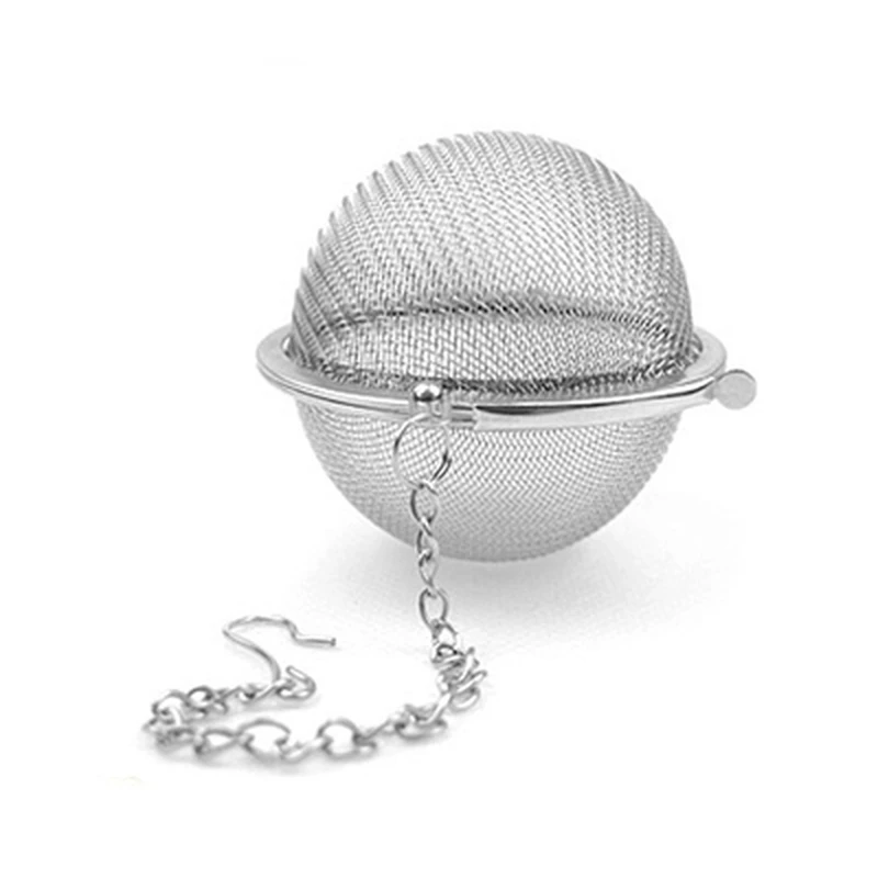 1 шт. Нержавеющая сталь Сфера Блокировка специй Чай мяч сетчатый Infuser Фильтр
