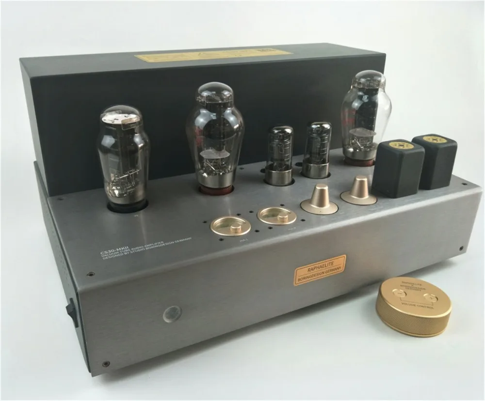 Raphaelite CS30-MKII Односторонний HiFi встроенный усилитель для меломана 300B вакуумная трубка с защитной крышкой