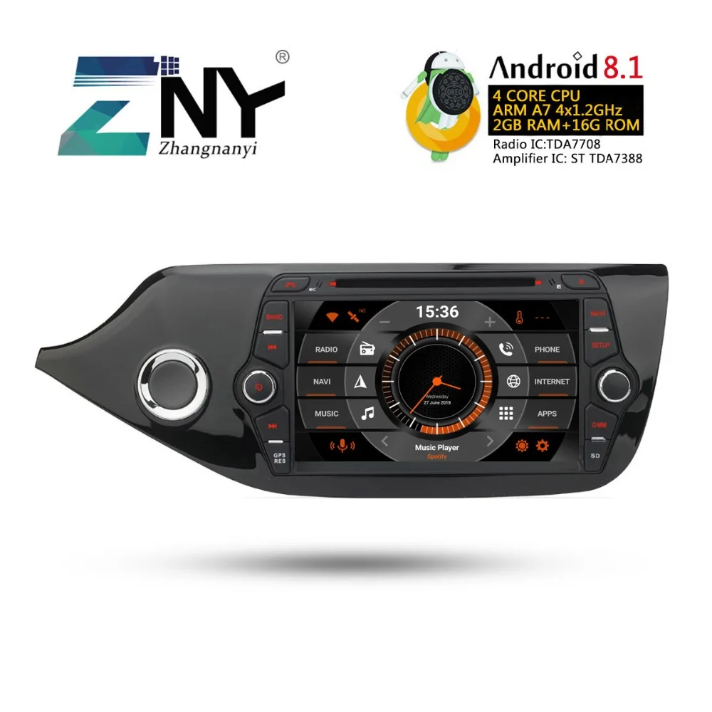 8 &quotHD Android 1 автомобильный DVD для Kia Ceed 2013 2014 2015 2016 2017 радио GPS WIFI FM Навигация Аудио