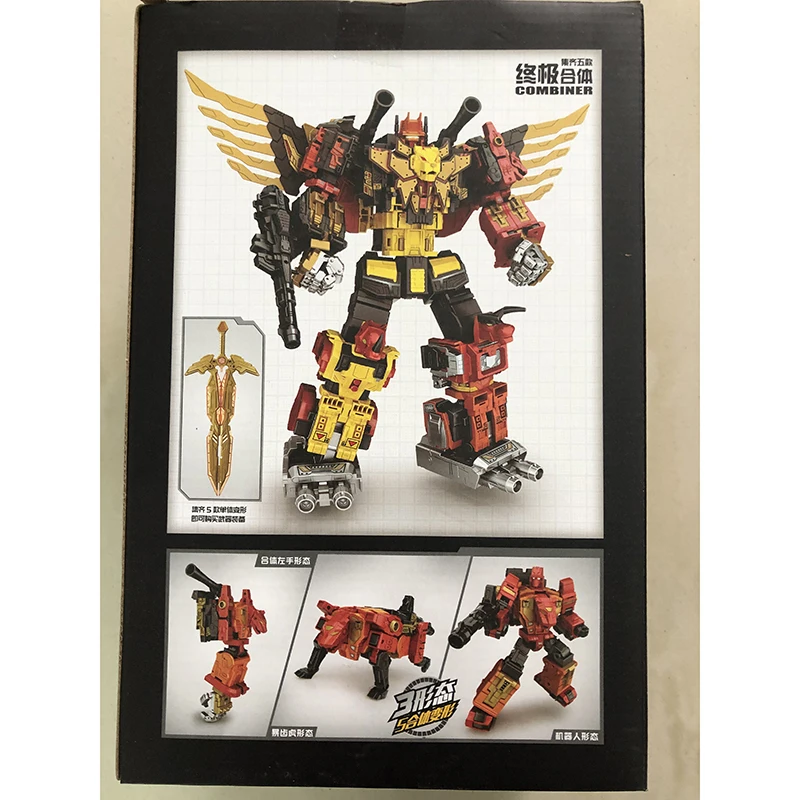Wei jiang трансформация большого размера Divebomb Predaking Feral Rex фигурка игрушка зубчатый