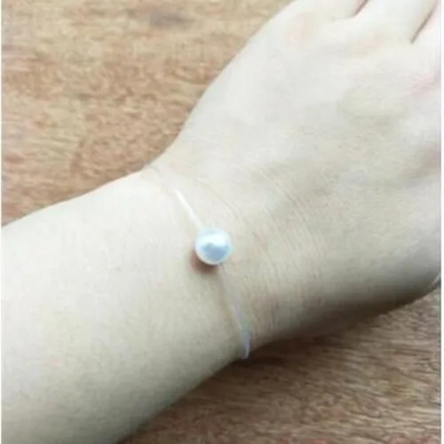 Sl418 модный браслет потрясающая невидимая подвеска с искусственным жемчугом