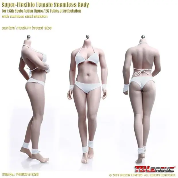 TBLeague Phicen S28A & s29B 1/6 супер гибкий женский бесшовный тело Buxom для женщин