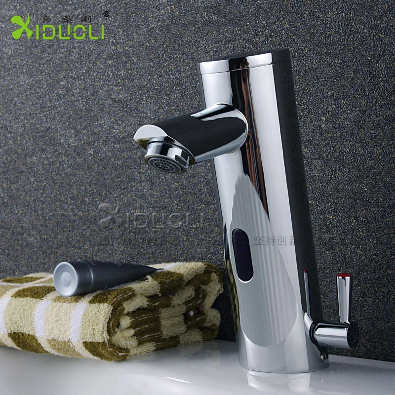 XIDUOLI Free shipping automatic Modern faucet with sensor water tap bathroom mixer&amptap torneiras | Обустройство дома