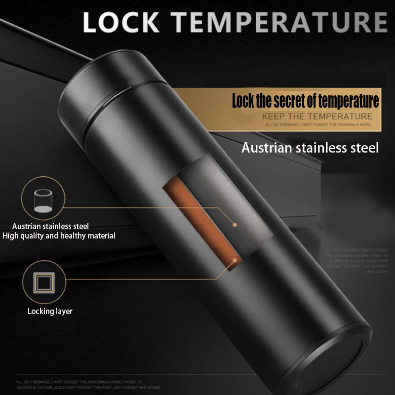 Изолированный термос кружка для чая с ситечком Термокружка кофейная чашка 500 мл