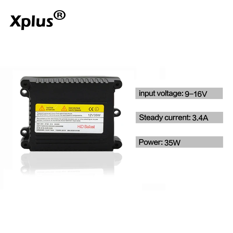 Xplus 55 Вт 35 Вт тонкий AC HID Электронный балласт блок зажигания для ксеноновых HID фар для HID комплект ксеноновой лампы