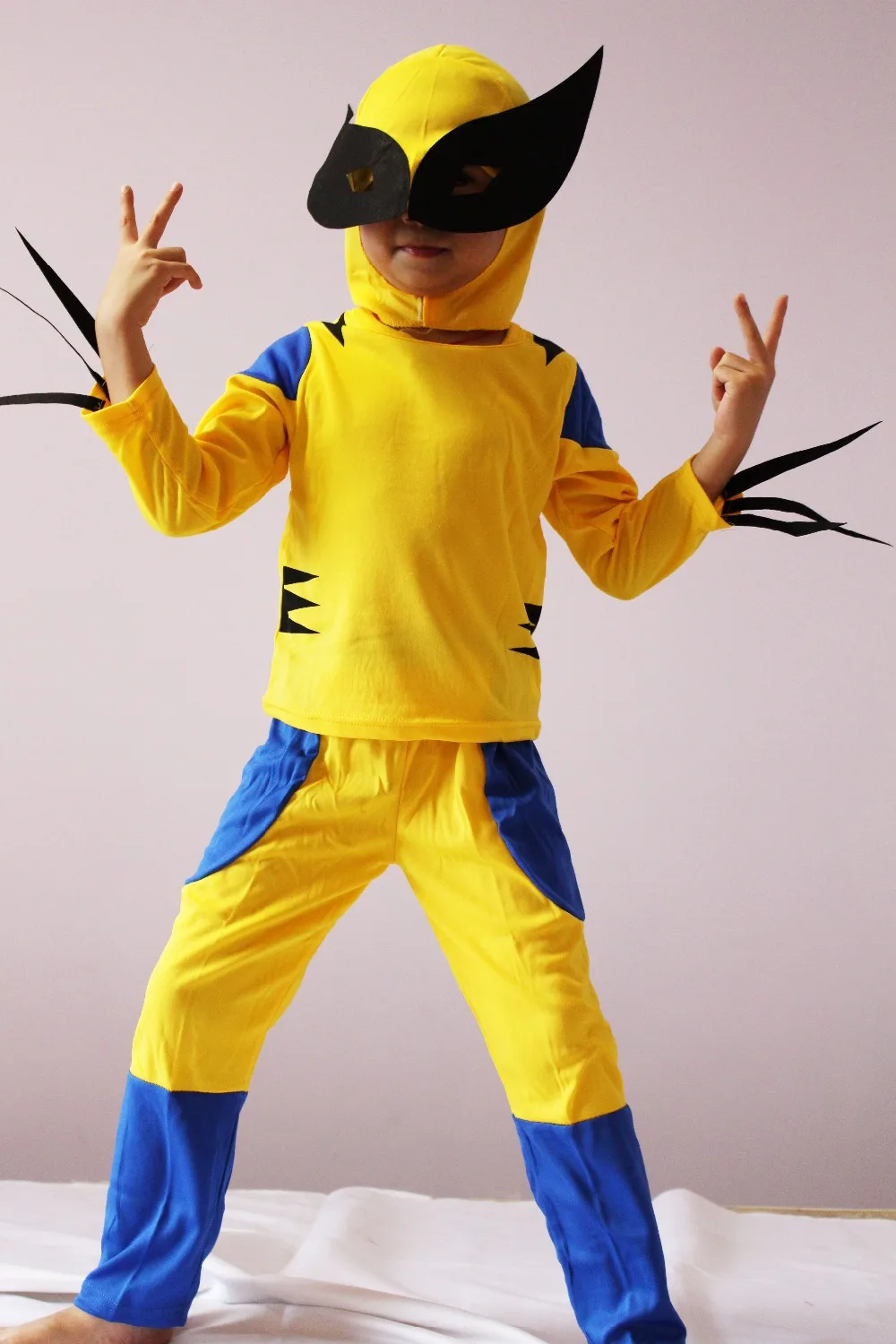 Вечерние костюмы на Хэллоуин для детей от 3 до 7 лет с героями комиксов и Logan roll