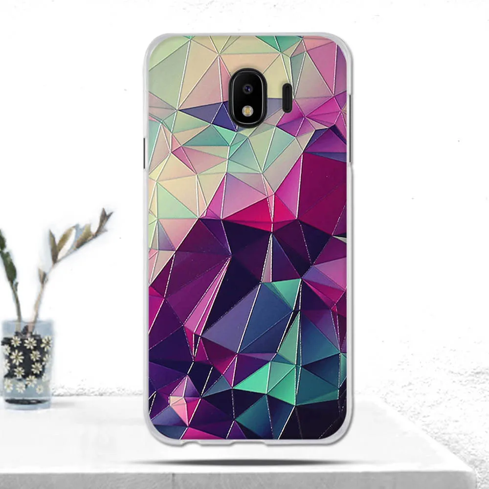 Роскошный чехол для Samsung Galaxy J4 2018 J400 мягкий силиконовый из ТПУ Fundas|Бамперы| |