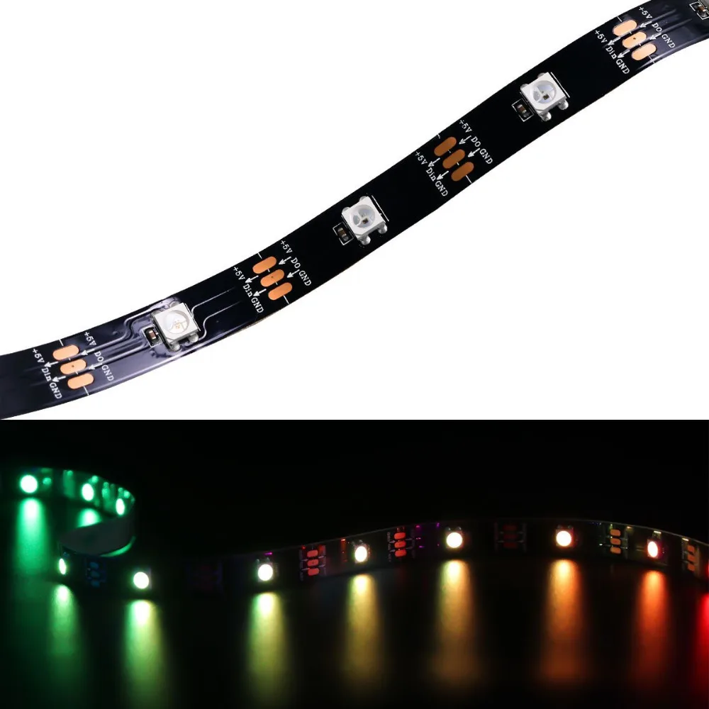 SK6812 WS2812B Светодиодные ленты 5 м 30 светодиодный s/Пиксели/м 150 светодиодный s RGB adressierbare Streifen mit 5050 SMD светодиодный s NichtWasserdicht IP30