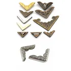 Защитные уголки для книг, металлические, уголок альбома, для античных ювелирных изделий, 12 шт.