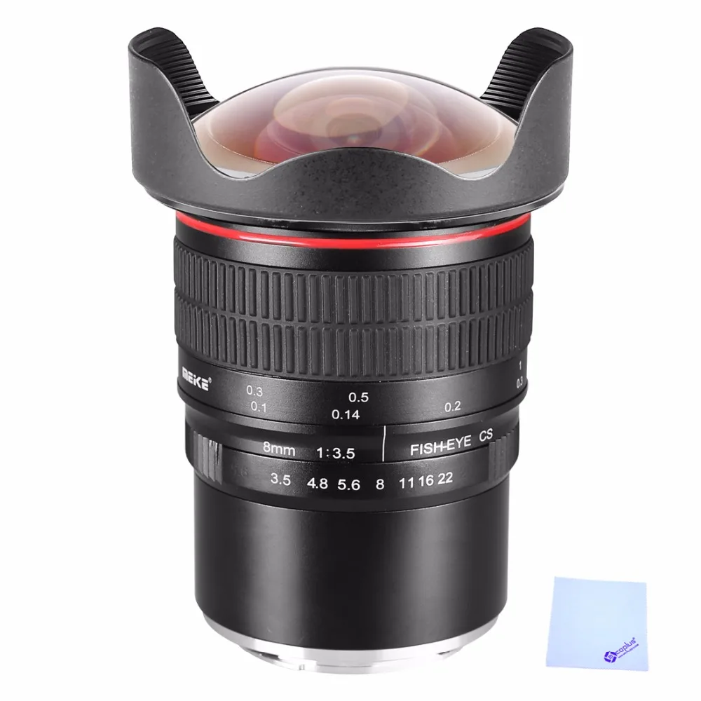Meike 8 мм f3.5 объектив рыбий глаз APS C/полная Рамка для Panasonic Olympus Micro M4/3 крепление E M1 Mark