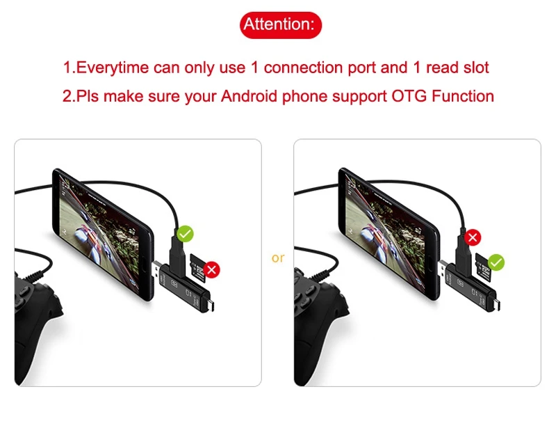 Type C Micro USB TF устройство для чтения карт памяти USB 2,0 OTG адаптер для U флэш-диск мышь для Macbook ПК компьютер Android смартфоны