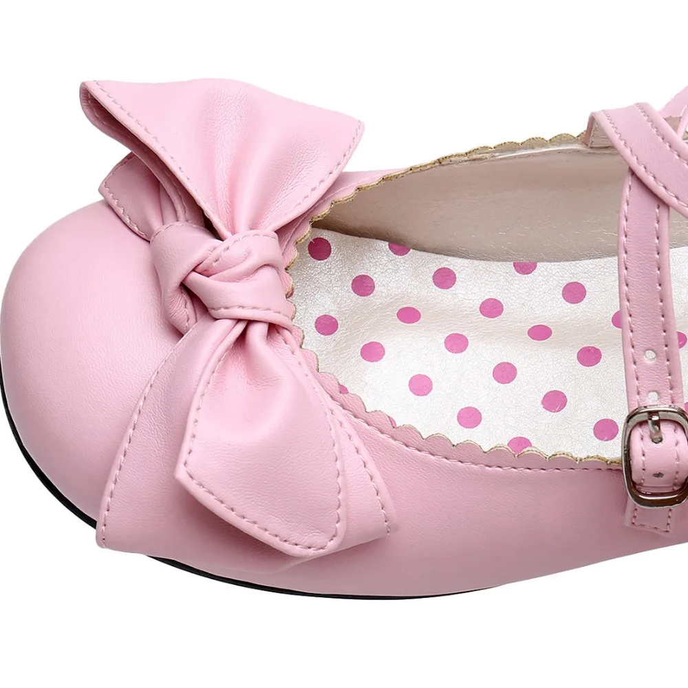 Балетки в японском стиле с бантиком мягкие туфли цвета шампанского для принцессы