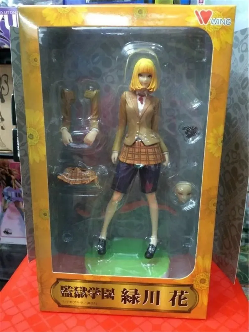 22 см аниме сексуальная фигура тюрьма школа Midorikawa Hana японские фигурки ПВХ