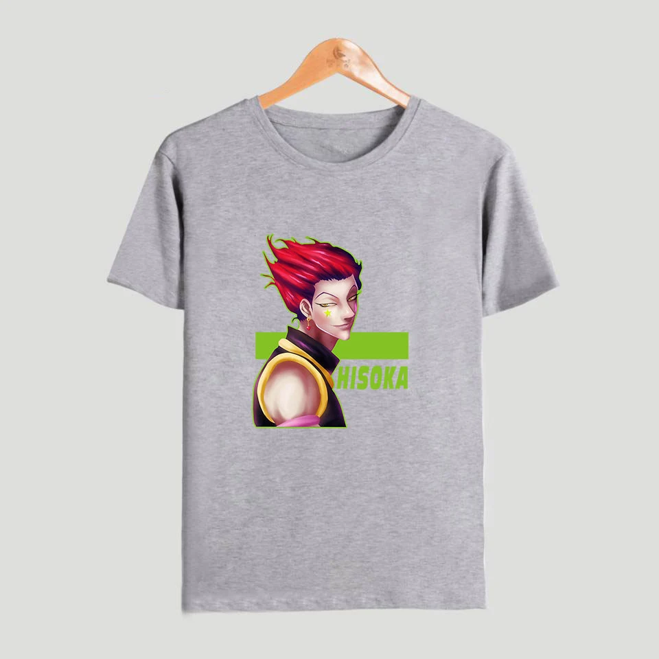 Футболка Hunter X для мужчин и женщин Детская футболка аниме одежда Hisoka | Мужская