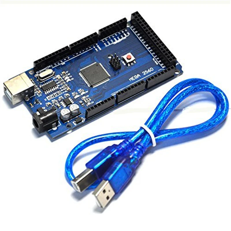 ShenzhenMaker MEGA2560 MEGA 2560 R3 (ATmega2560 16AU CH340G) AVR USB плата (дополнительный кабель или