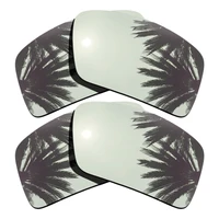 silver mirrored coatingsilver mirrored coating 2 pairs polarized replacement lenses for eyepatch 2 100 uva uvb protection