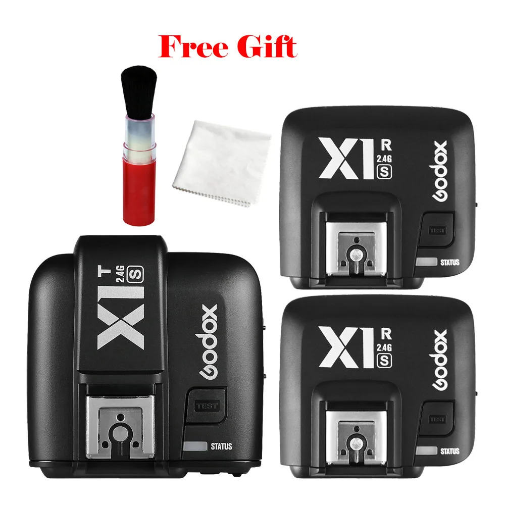 X1T-S And 2x X1R-S Godox X1S ttl 2,4G 1/8000 s HSS Беспроводной Камера флэш-ускоренный триггер X1T-S передатчик X1R-S приемник для sony A99 A7RIII - Цвет: X1T-S And 2x X1R-S