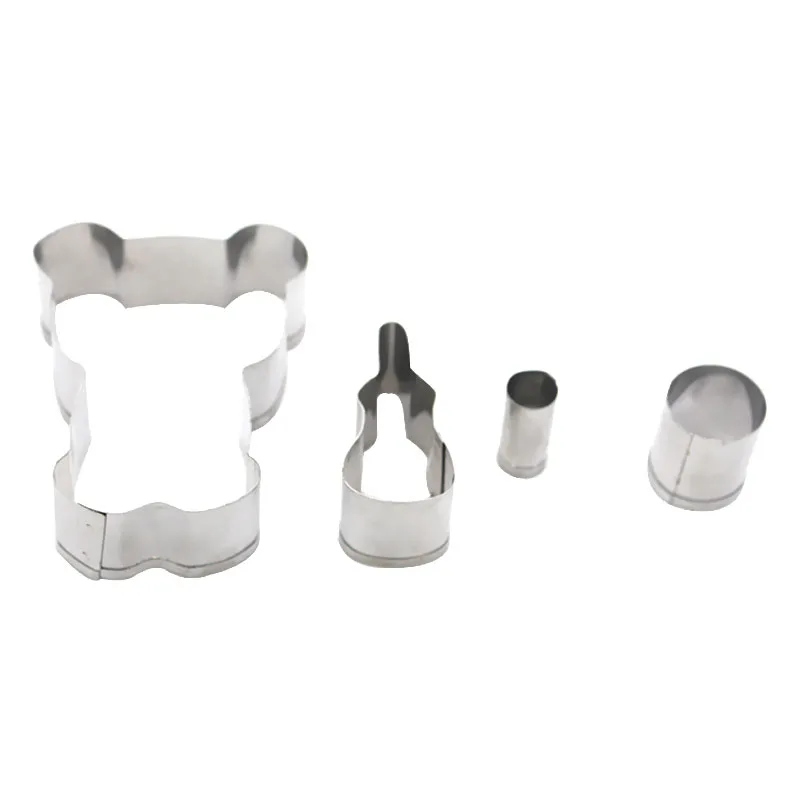 3D Творческий животных Форма печенье резак Нержавеющая сталь украшения формы